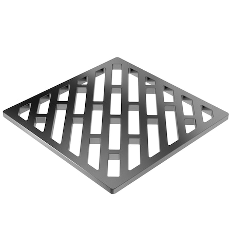 Newport Brass 4" Square Shower Drain in Stainless Steel (Pvd) 233-408-20